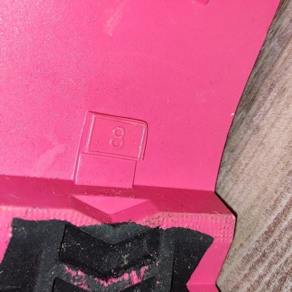 Umbrella Print Rainboots  Sz 8 - Picture 7 of 7